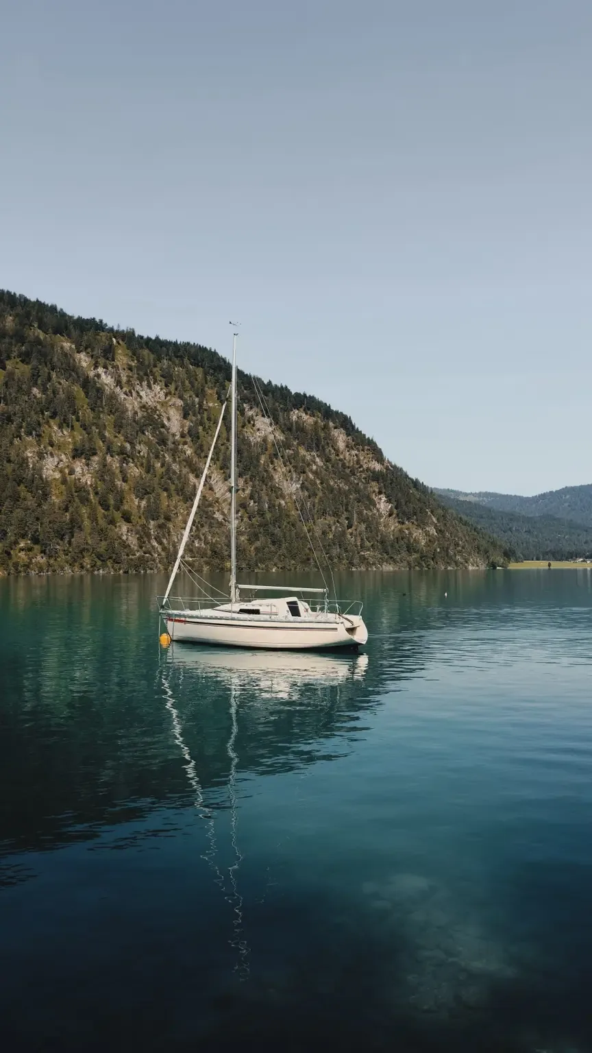 Zeilboot op de Achensee